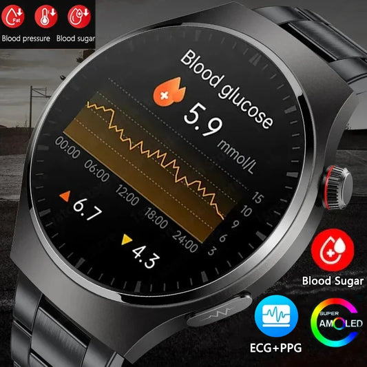 Android IOS Smart Watch Men's AMOLED